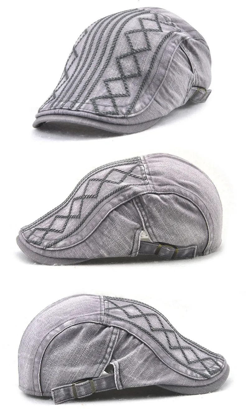 Cotton Berets Jeans Cap