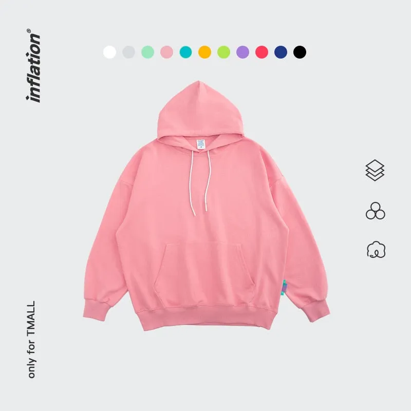 Couple Hoodies Set Unisex Candy Cotton Jogger Set