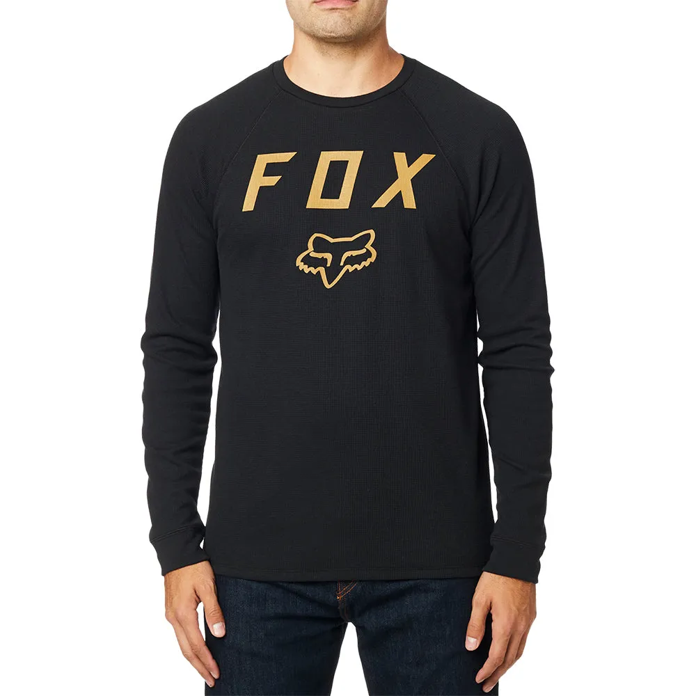Fox Moth Thermal Raglan - Black