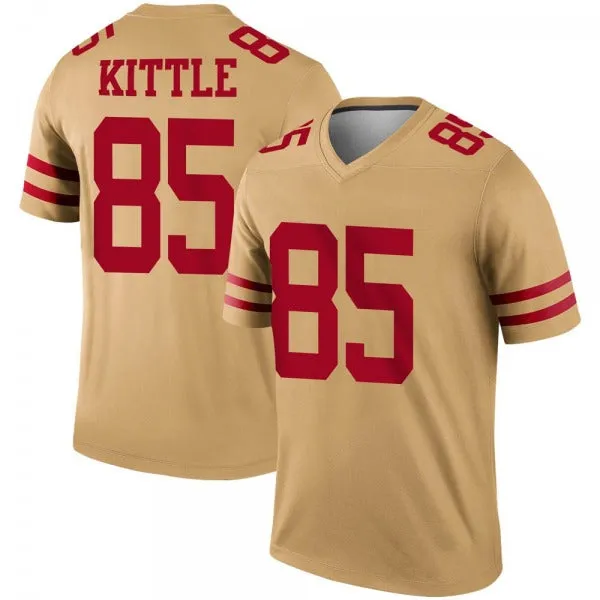 Men's #85 George Kittle SF.49ers Limited Stitched Jerseys